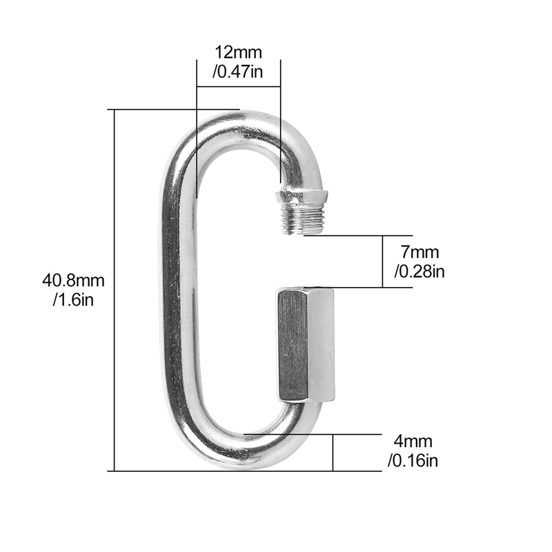 12 stuks Quick Link 4MM roestv - Steel Chain recensie en prijs
