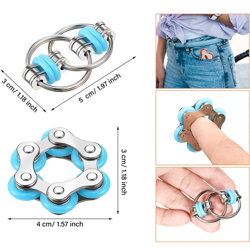 Fidget Toys Set bevat 2 stuks  - Roller Chain recensie en prijs