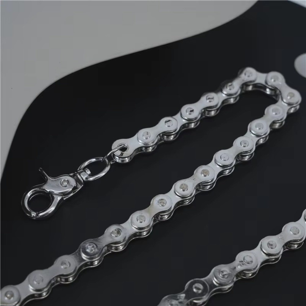 Hiphop-stijl zilveren tailleke - Bicycle Chain recensie en prijs